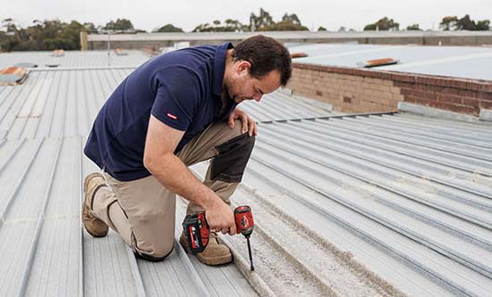 Roof Leak Being repaired in Dandenong